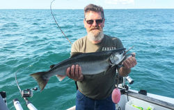 Lake Ontario Salmon fishing perfection!